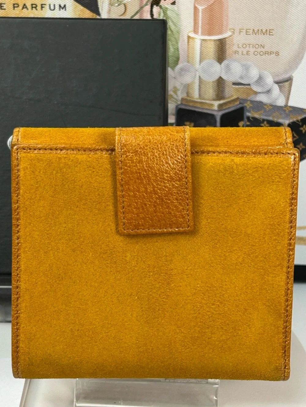 GUCCI Horsebit Suede/Leather Bifold Wallet 😍💛 - Picture 12 of 17